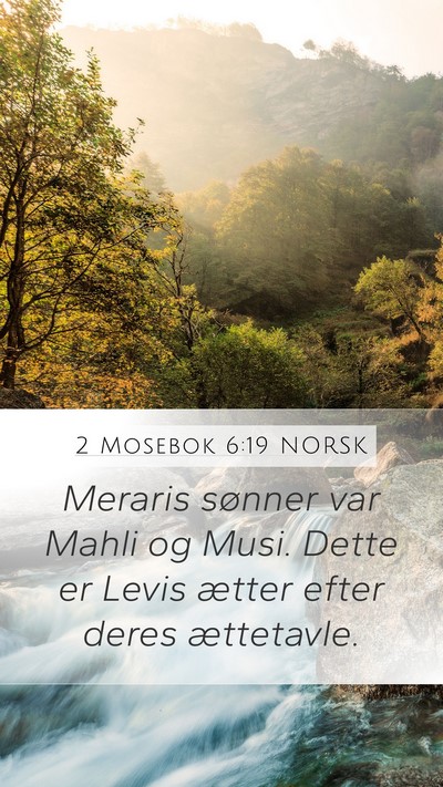 2 Mosebok 6:19 NORSK Bible Verse Image