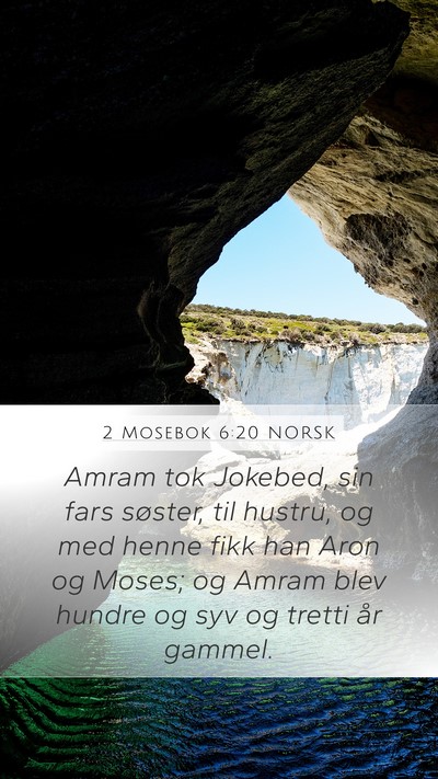 2 Mosebok 6:20 NORSK Bible Verse Image