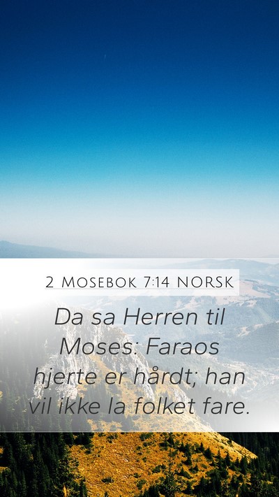 2 Mosebok 7:14 NORSK Bible Verse Image