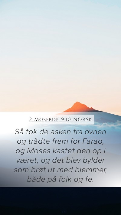 2 Mosebok 9:10 NORSK Bible Verse Image