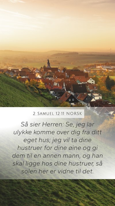 2 Samuel 12:11 NORSK Bible Verse Image