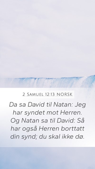 2 Samuel 12:13 NORSK Bible Verse Image