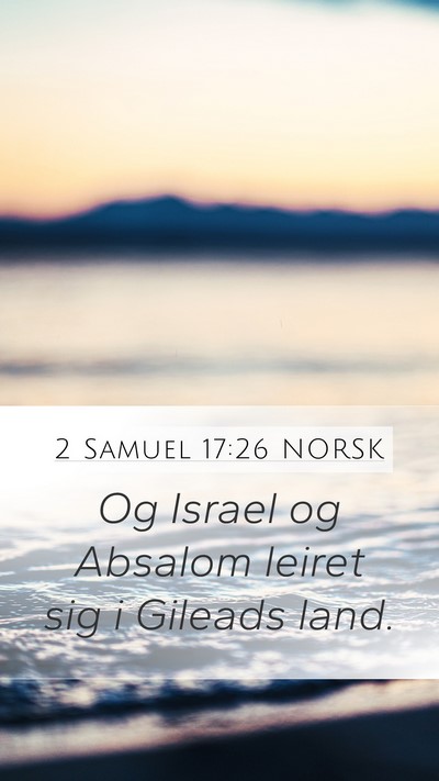 2 Samuel 17:26 NORSK Bible Verse Image