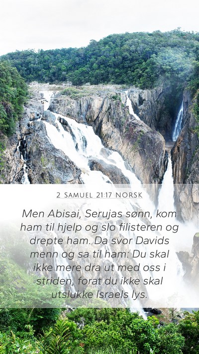 2 Samuel 21:17 NORSK Bible Verse Image