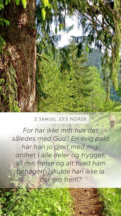 2 Samuel 23:5 NORSK Bible Verse Image
