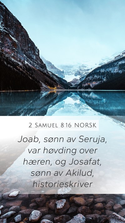2 Samuel 8:16 NORSK Bible Verse Image