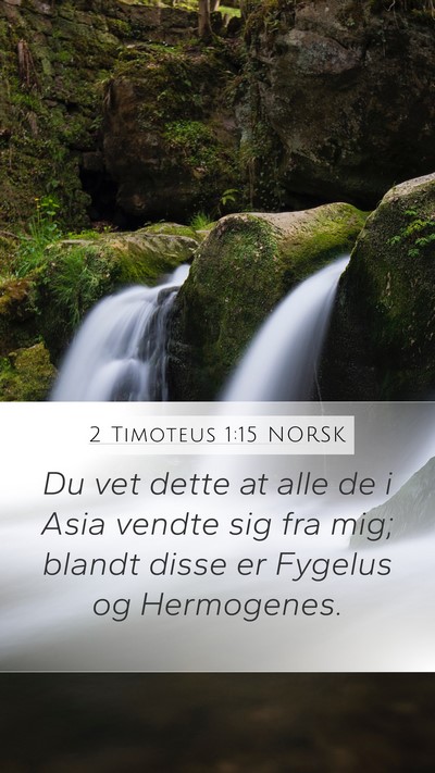 2 Timoteus 1:15 NORSK Bible Verse Image