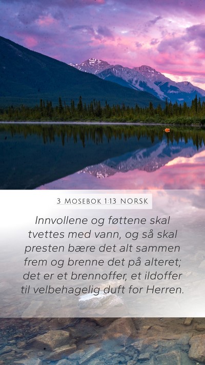 3 Mosebok 1:13 NORSK Bible Verse Image