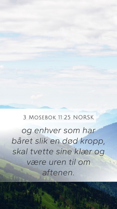 3 Mosebok 11:25 NORSK Bible Verse Image