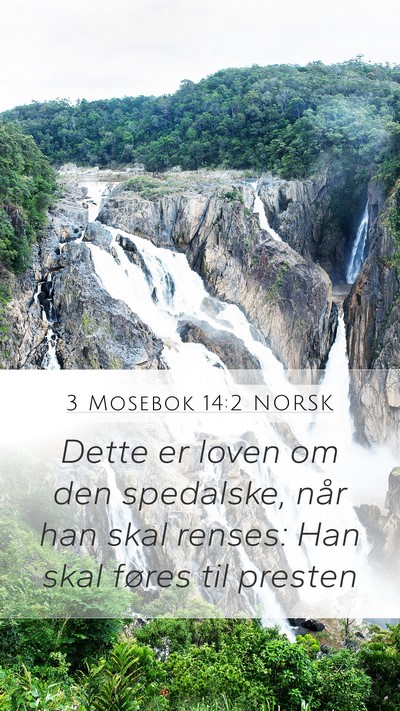 3 Mosebok 14:2 NORSK Bible Verse Image