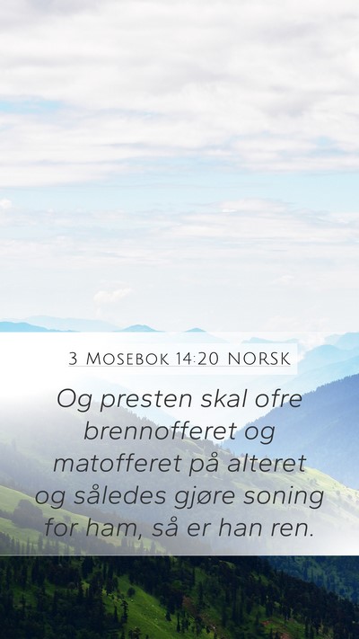 3 Mosebok 14:20 NORSK Bible Verse Image