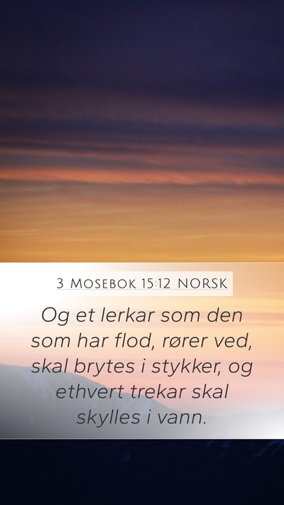 3 Mosebok 15:12 NORSK Bible Verse Image