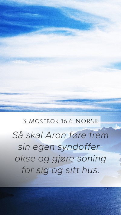 3 Mosebok 16:6 NORSK Bible Verse Image