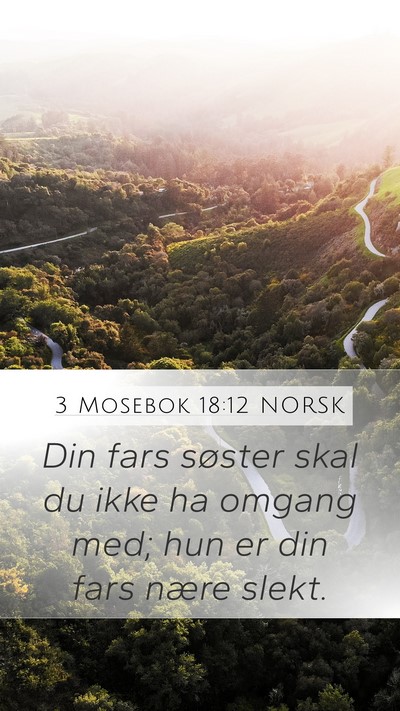 3 Mosebok 18:12 NORSK Bible Verse Image