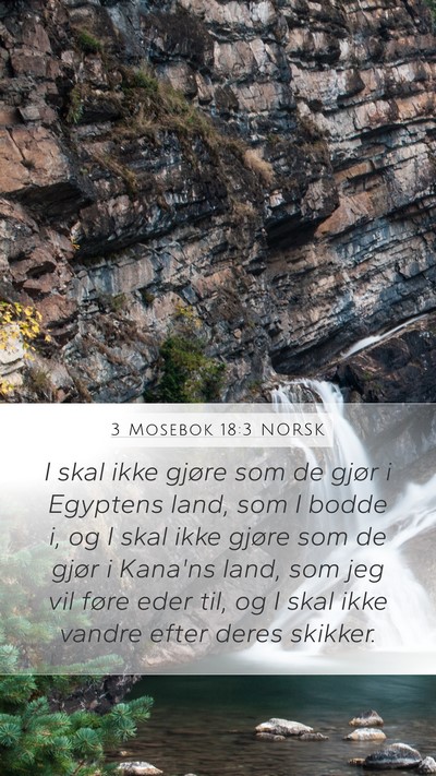 3 Mosebok 18:3 NORSK Bible Verse Image