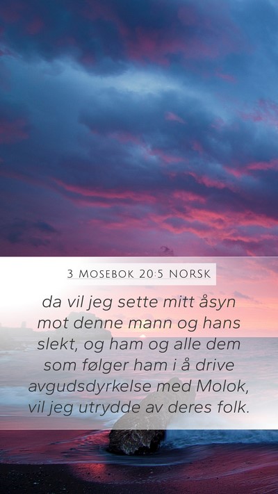3 Mosebok 20:5 NORSK Bible Verse Image
