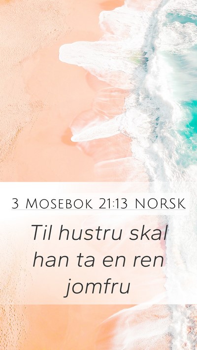 3 Mosebok 21:13 NORSK Bible Verse Image