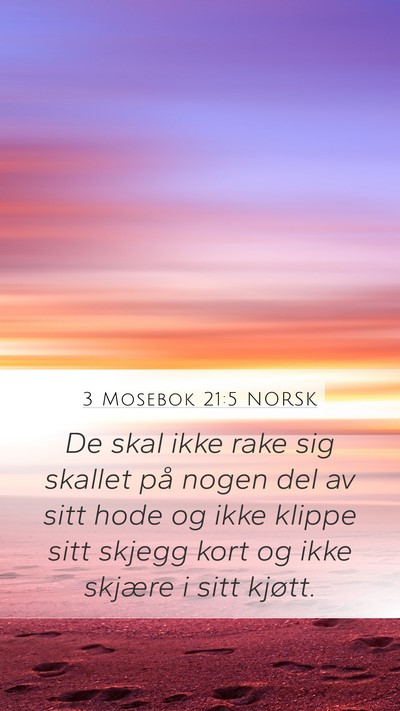 3 Mosebok 21:5 NORSK Bible Verse Image