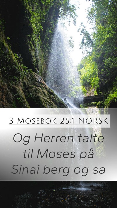 3 Mosebok 25:1 NORSK Bible Verse Image