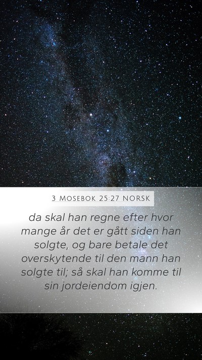 3 Mosebok 25:27 NORSK Bible Verse Image