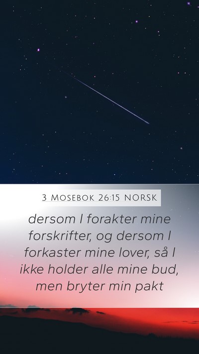 3 Mosebok 26:15 NORSK Bible Verse Image