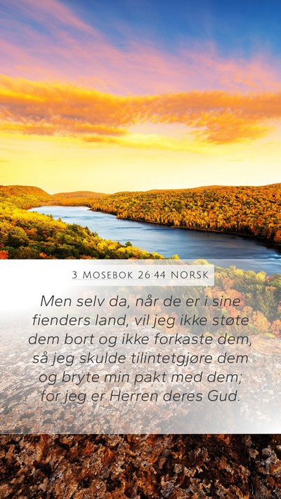 3 Mosebok 26:44 NORSK Bible Verse Image