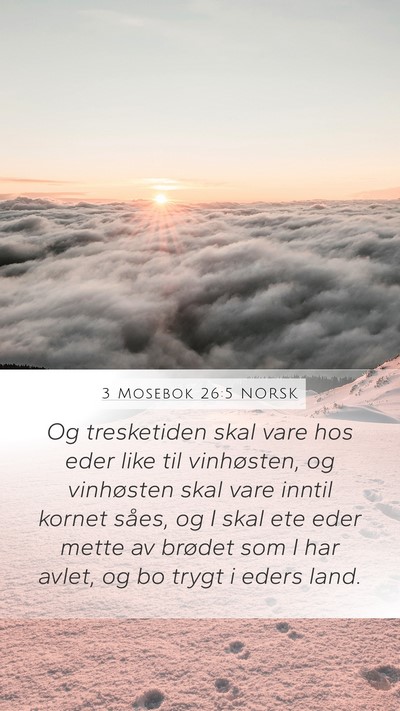 3 Mosebok 26:5 NORSK Bible Verse Image