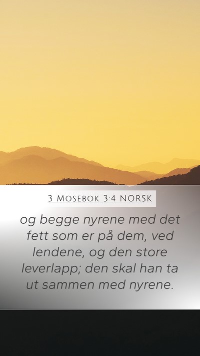 3 Mosebok 3:4 NORSK Bible Verse Image