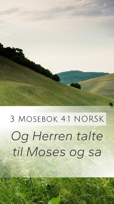 3 Mosebok 4:1 NORSK Mobile Phone Wallpaper - Og Herren talte til Moses og - Mobile Bible Verse Wallpaper