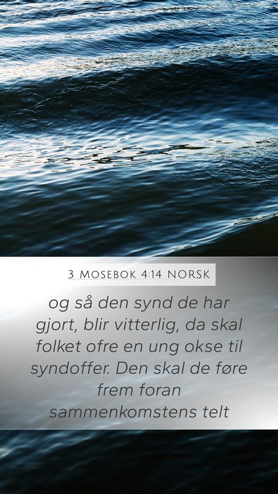 3 Mosebok 4:14 NORSK Bible Verse Image