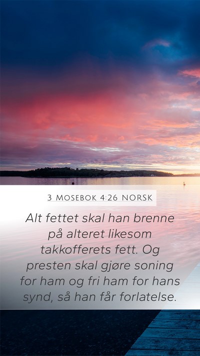 3 Mosebok 4:26 NORSK Bible Verse Image
