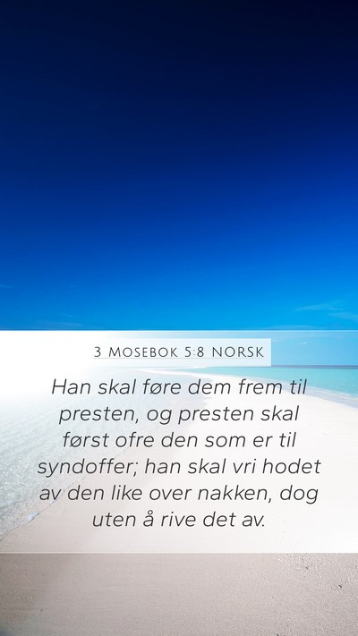 3 Mosebok 5:8 NORSK Bible Verse Image