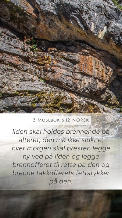 3 Mosebok 6:12 NORSK Bible Verse Image