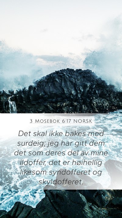 3 Mosebok 6:17 NORSK Bible Verse Image