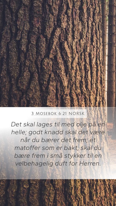 3 Mosebok 6:21 NORSK Bible Verse Image