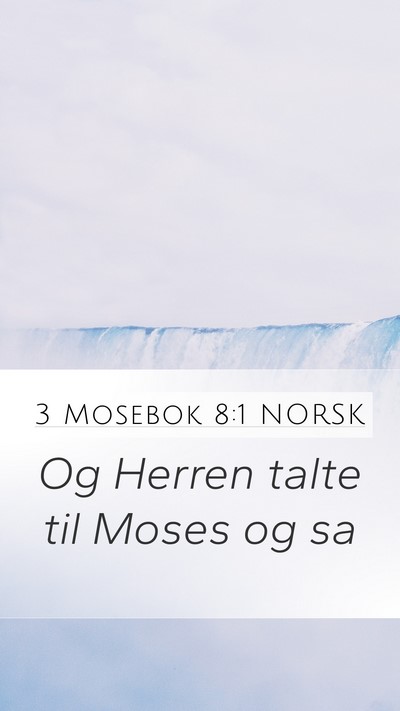 3 Mosebok 8:1 NORSK Bible Verse Image