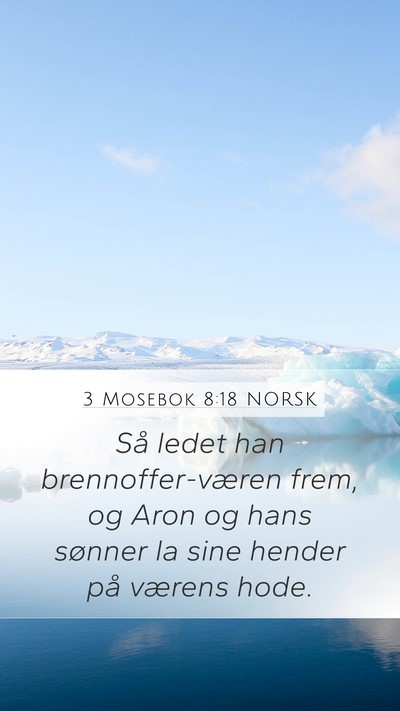 3 Mosebok 8:18 NORSK Bible Verse Image