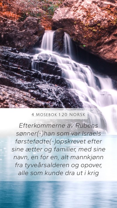 4 Mosebok 1:20 NORSK Bible Verse Image