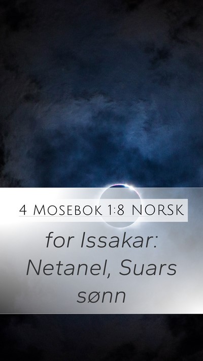4 Mosebok 1:8 NORSK Bible Verse Image