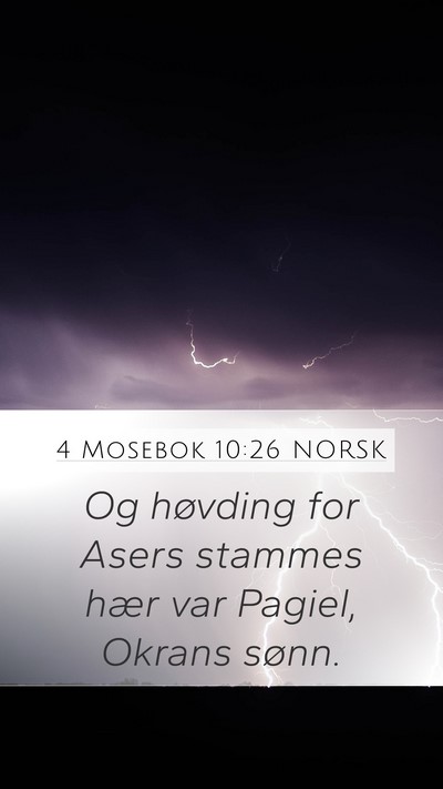 4 Mosebok 10:26 NORSK Bible Verse Image