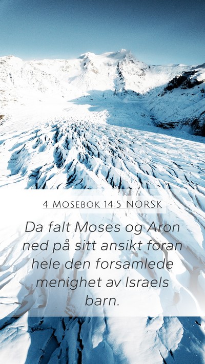 4 Mosebok 14:5 NORSK Bible Verse Image