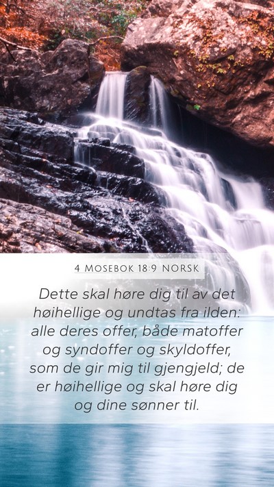 4 Mosebok 18:9 NORSK Bible Verse Image