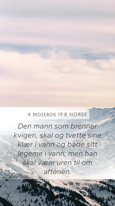4 Mosebok 19:8 NORSK Bible Verse Image