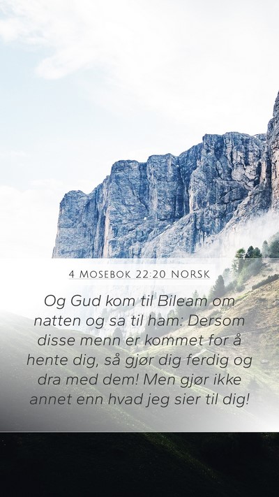 4 Mosebok 22:20 NORSK Bible Verse Image