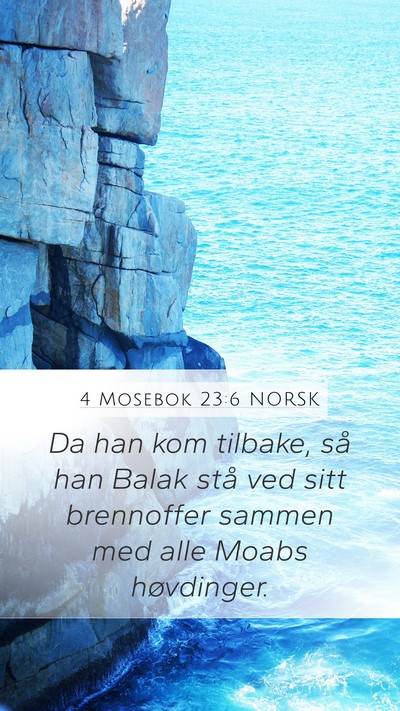 4 Mosebok 23:6 NORSK Bible Verse Image