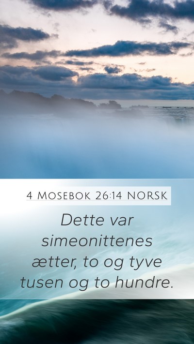 4 Mosebok 26:14 NORSK Bible Verse Image