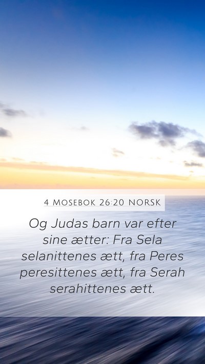 4 Mosebok 26:20 NORSK Bible Verse Image