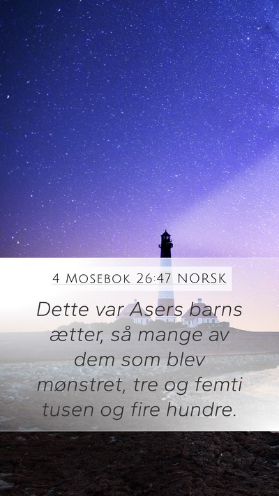 4 Mosebok 26:47 NORSK Bible Verse Image