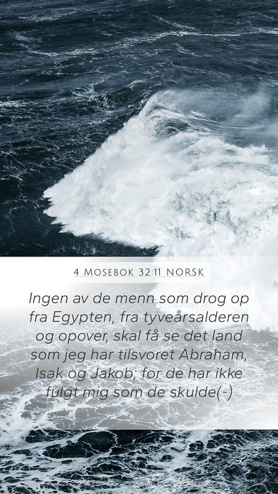 4 Mosebok 32:11 NORSK Bible Verse Image