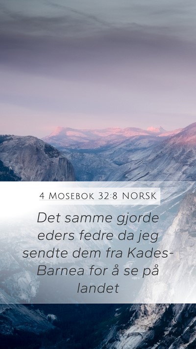 4 Mosebok 32:8 NORSK Bible Verse Image